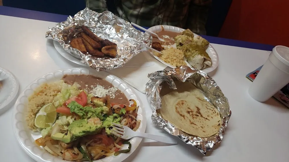 Fajitas Burrito Plantains